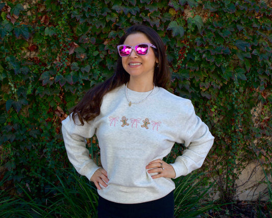 Coquette Bows and Gingerbread Crewneck Sweater