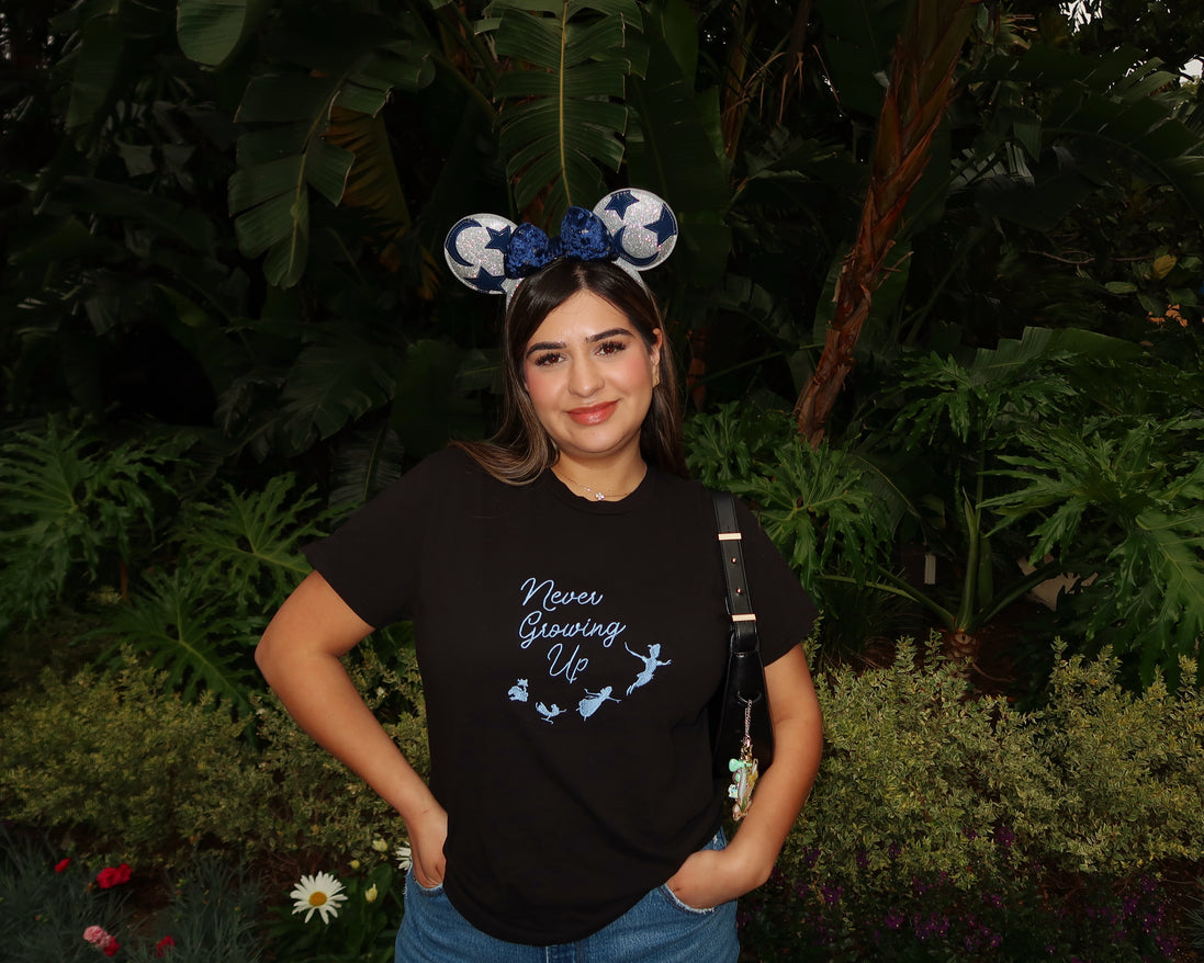 Never Growing Up Embroidered Tee