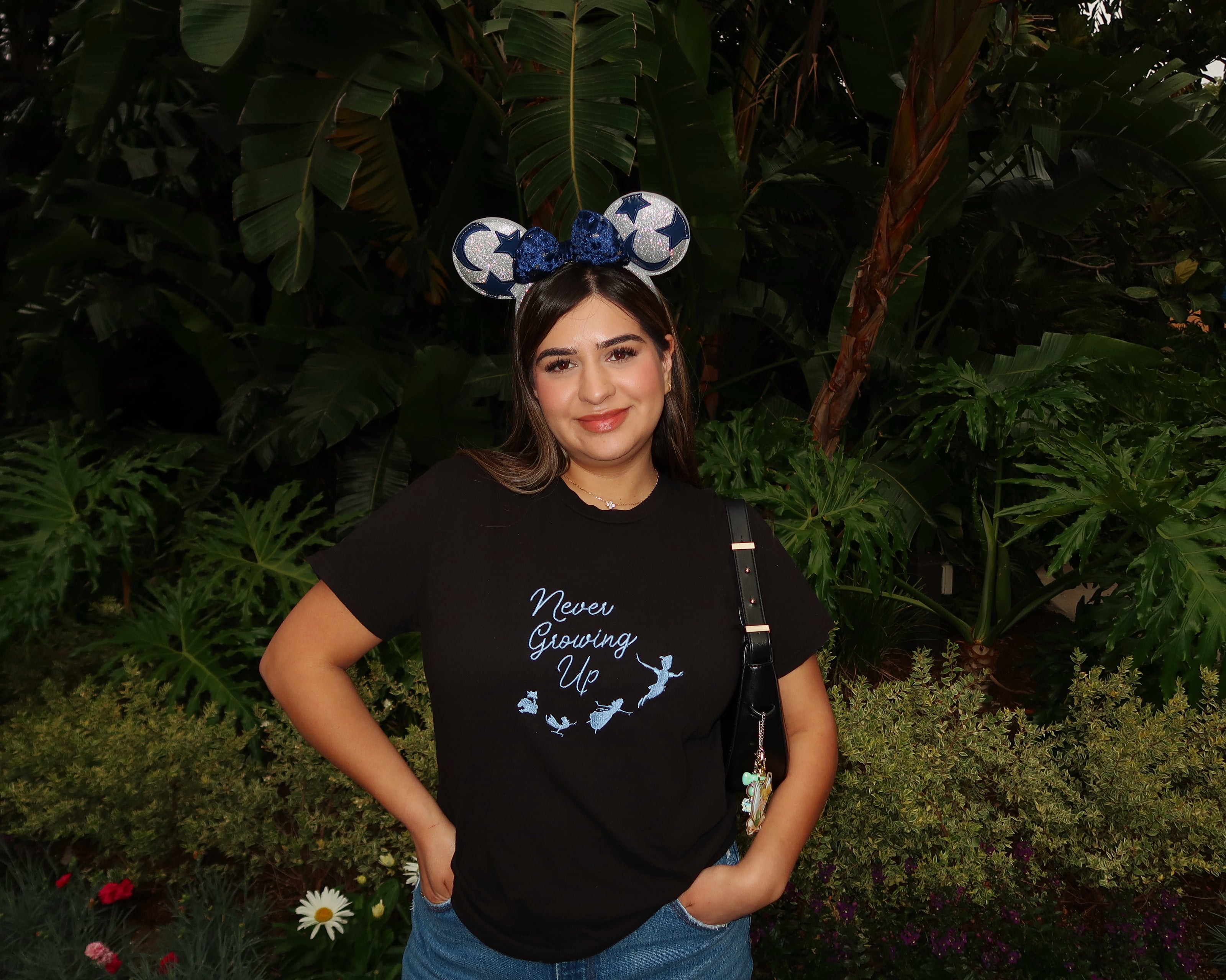 Never Growing Up Embroidered Tee