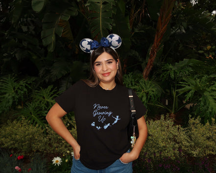 Never Growing Up Embroidered Tee
