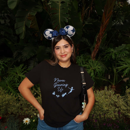 Never Growing Up Embroidered Tee