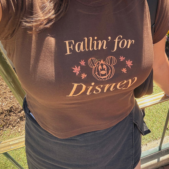 Fallin Embroidered Baby Tee