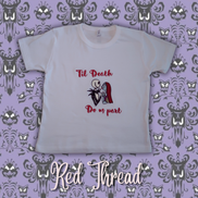 Til Death Do Us Part Embroidered Baby Tee