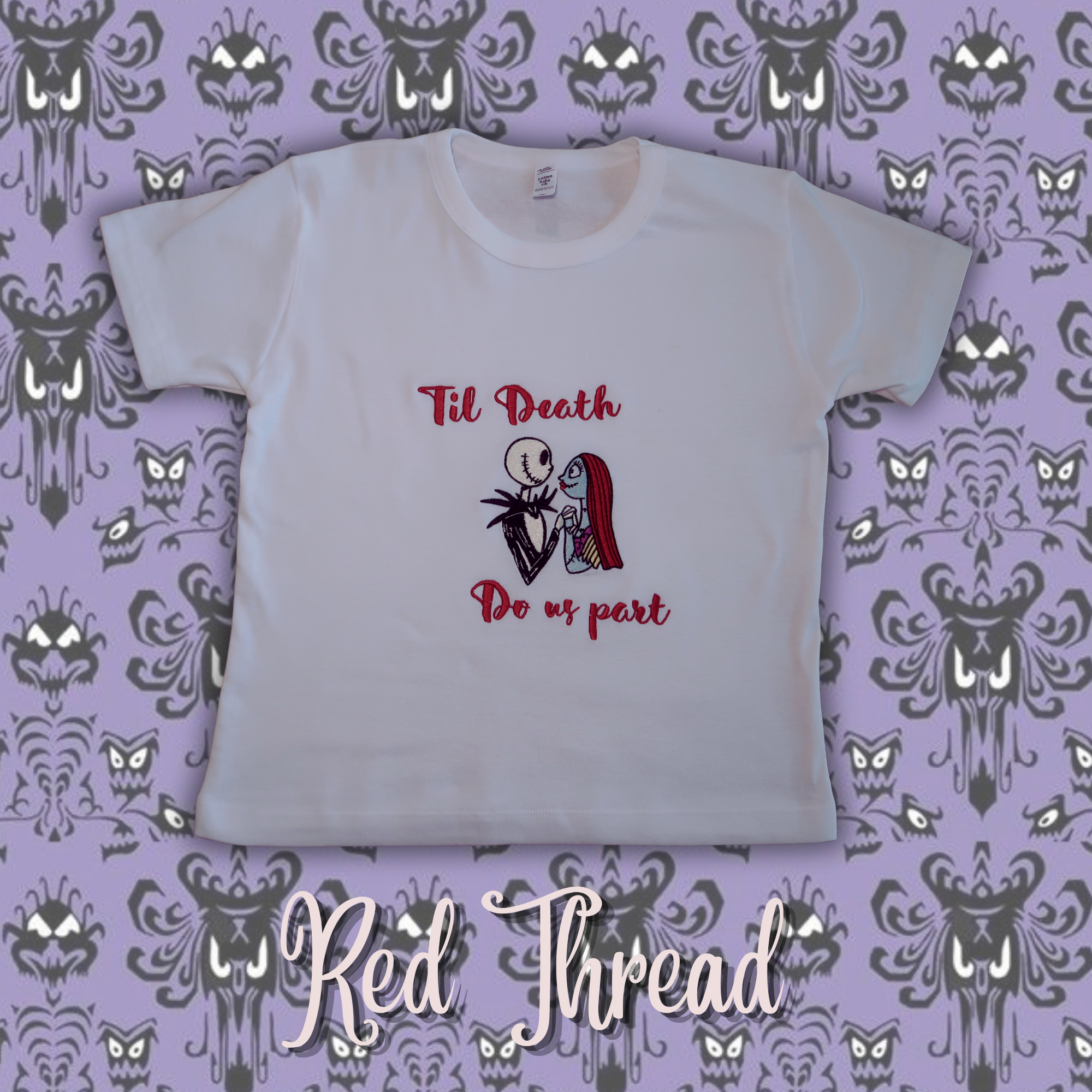 Til Death Do Us Part Embroidered Baby Tee