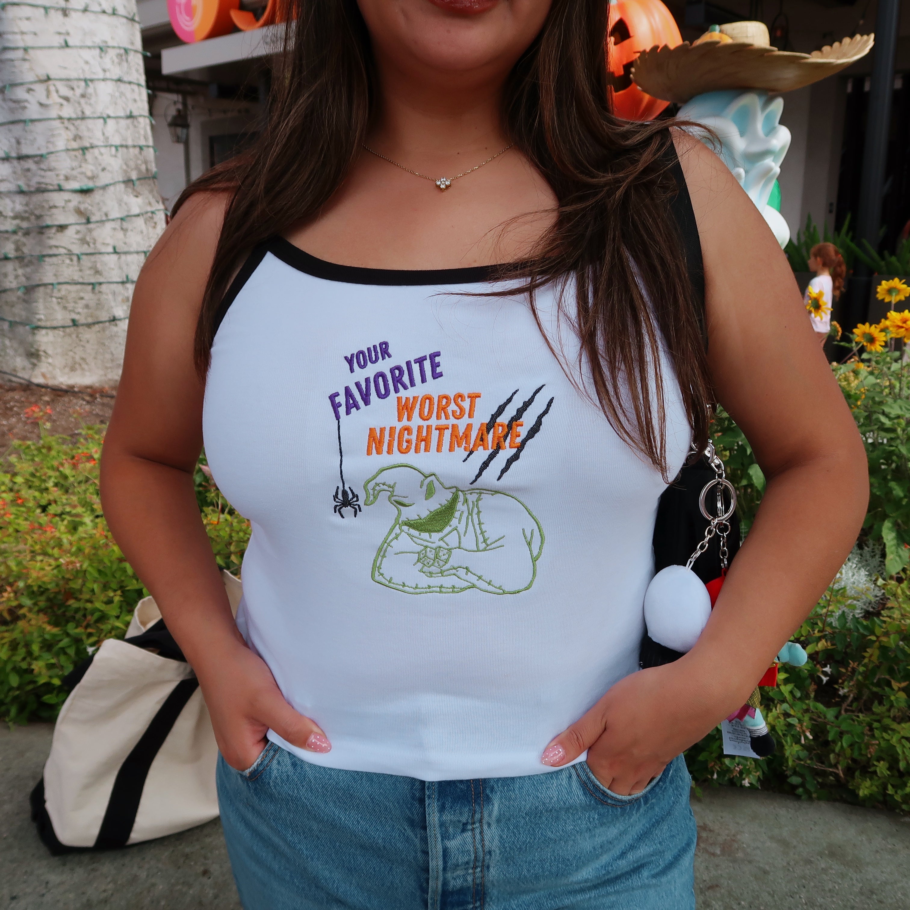 Your Favorite Worst Nightmare Embroidered Tank Top