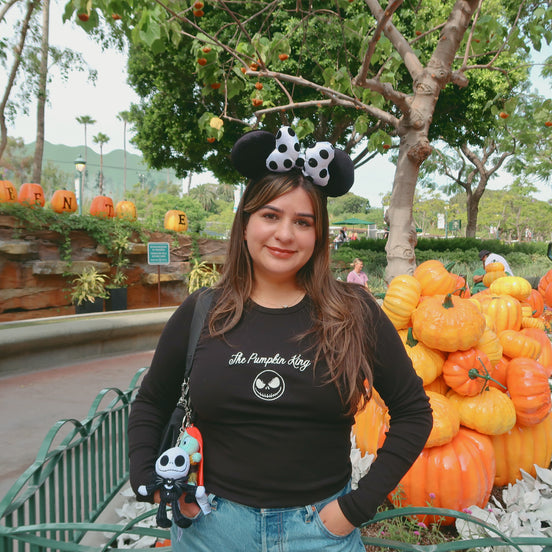 Pumpkin King Embroidered Tee (Glow in the Dark)