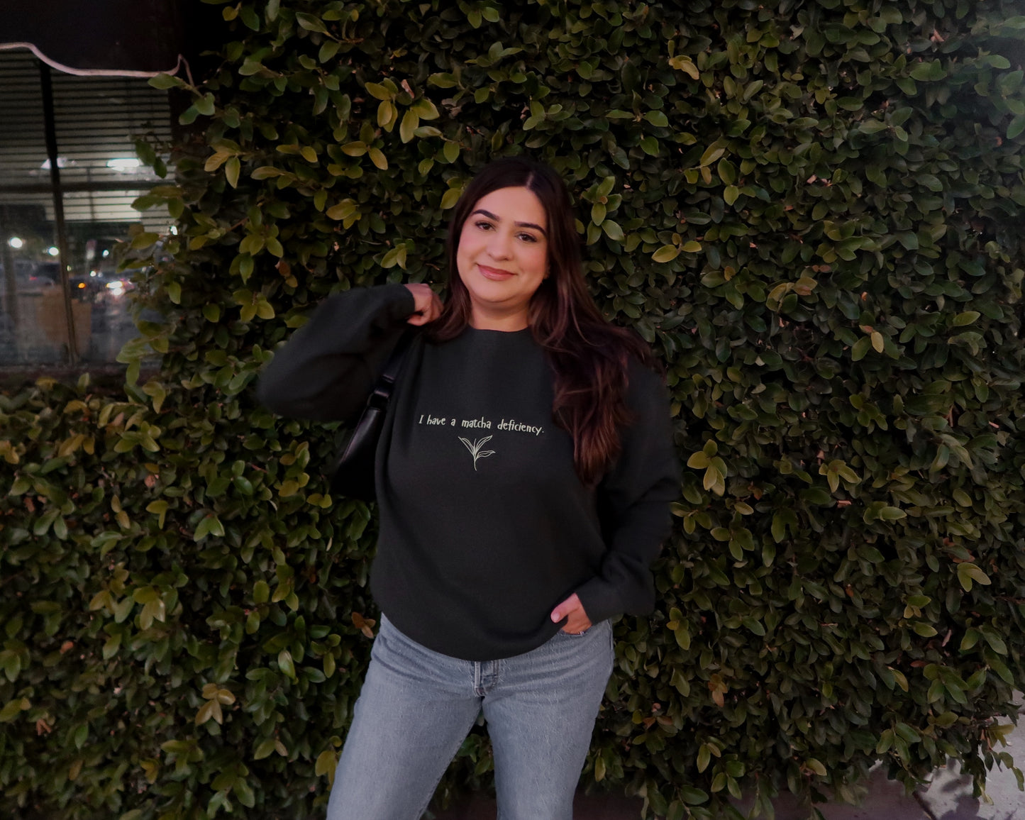 I Have a Matcha Deficiency Crewneck Sweater