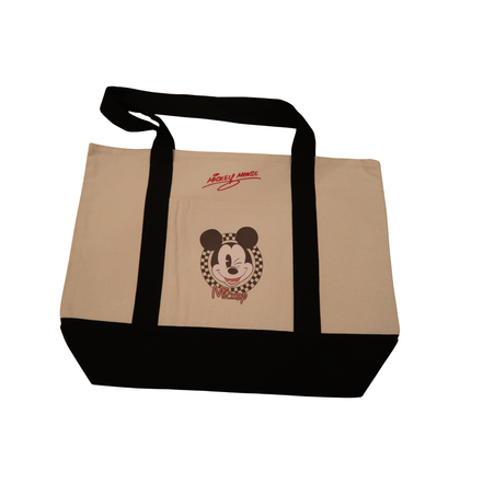 Mickey Signature Embroidered Large Tote Bag