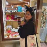 Minnie Signature Embroidered Large Tote Bag