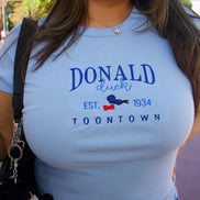 Embroidered Donald Baby Tee