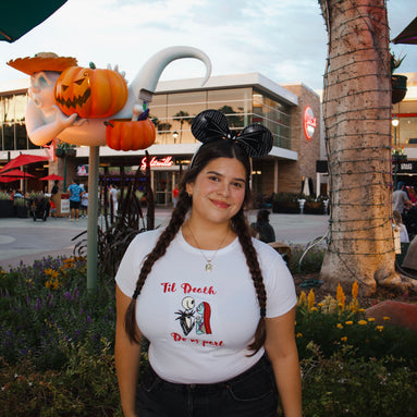 Til Death Do Us Part Embroidered Baby Tee