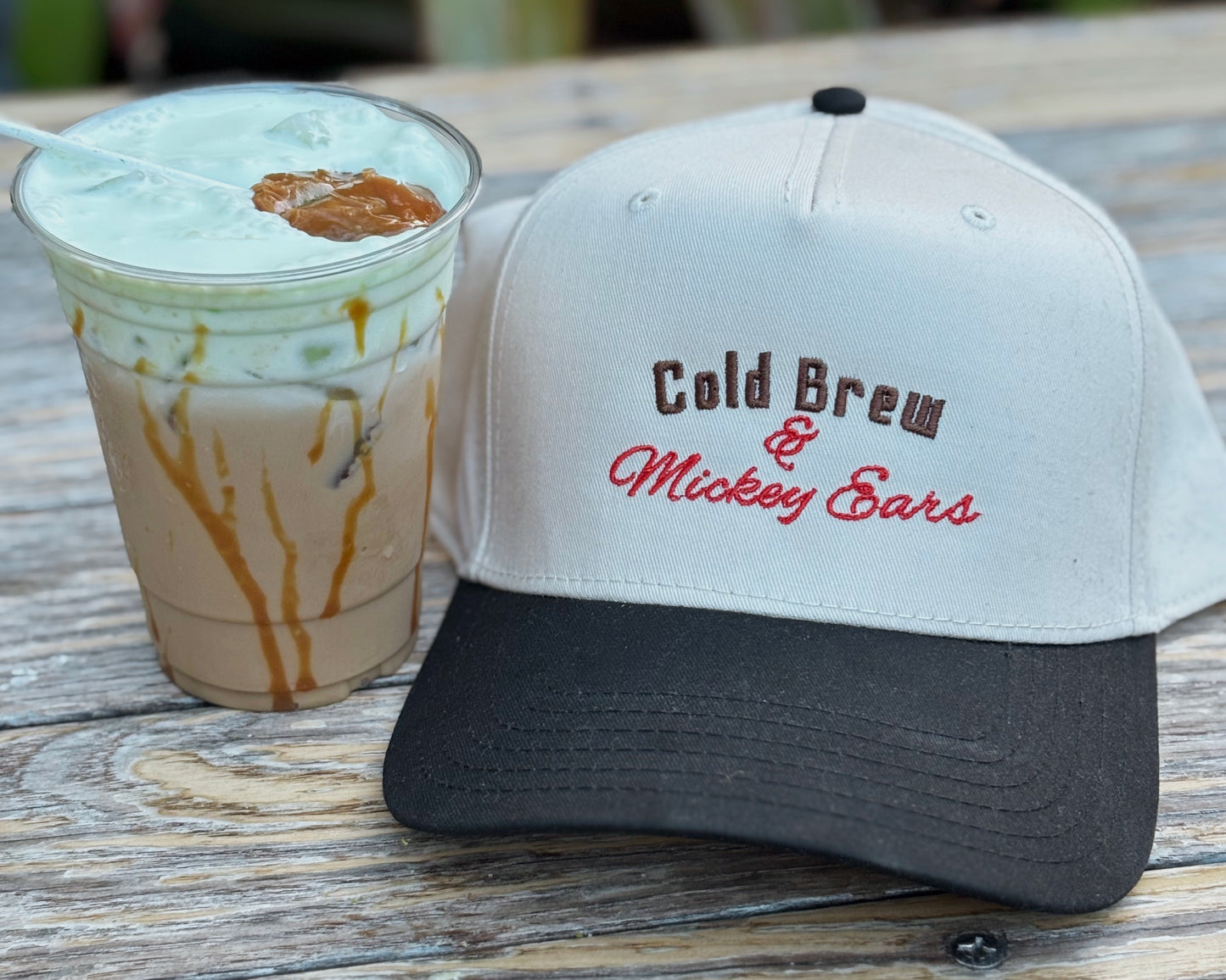 Cold Brew & Mickey structured hat