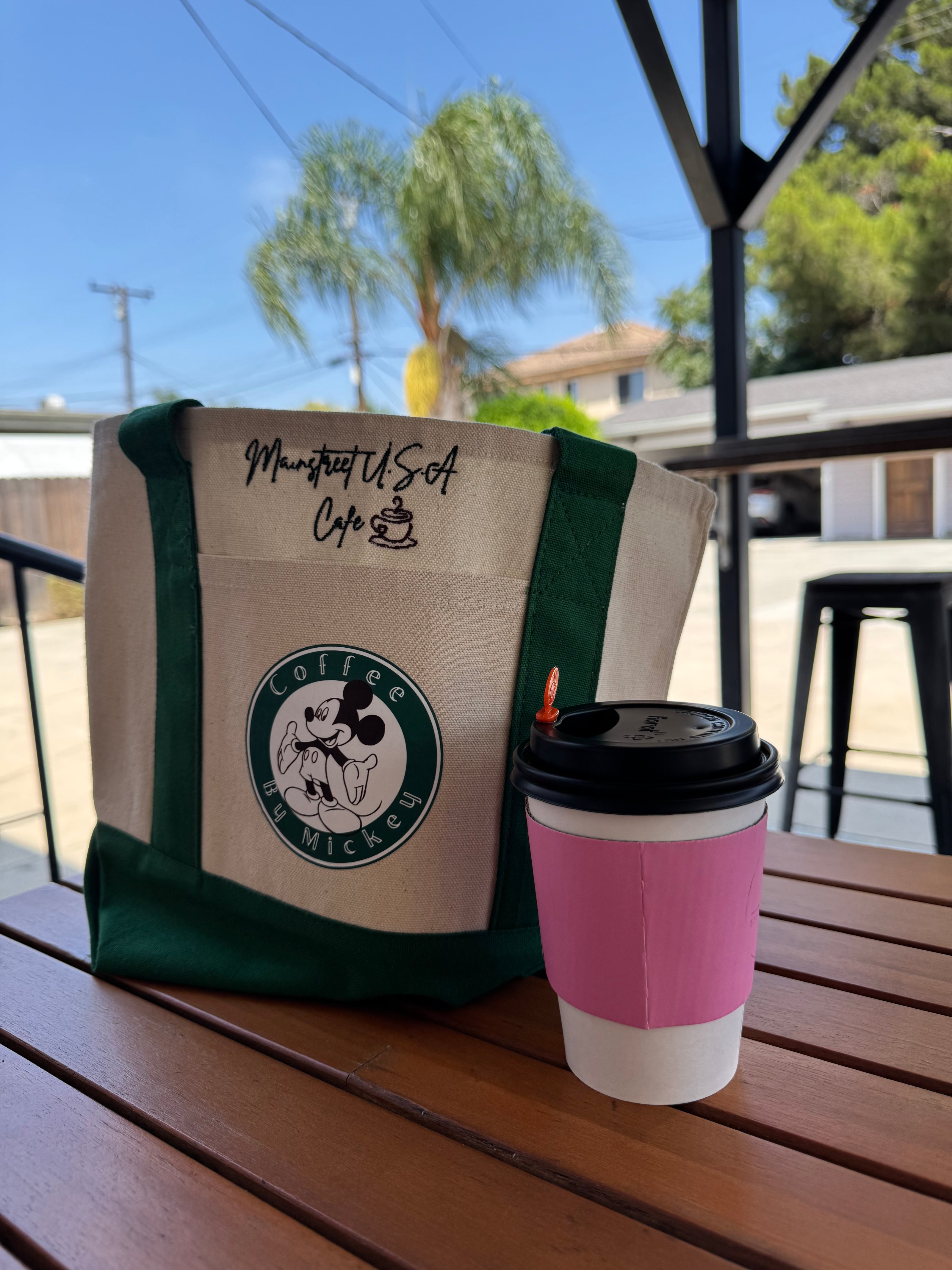 Mainstreet USA Cafe mini tote bag