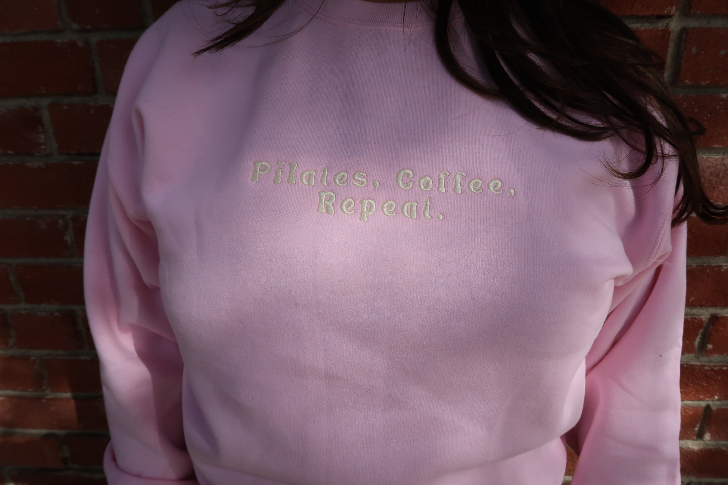 Pilates Coffee Repeat Crewneck