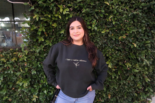 I Have a Matcha Deficiency Crewneck Sweater