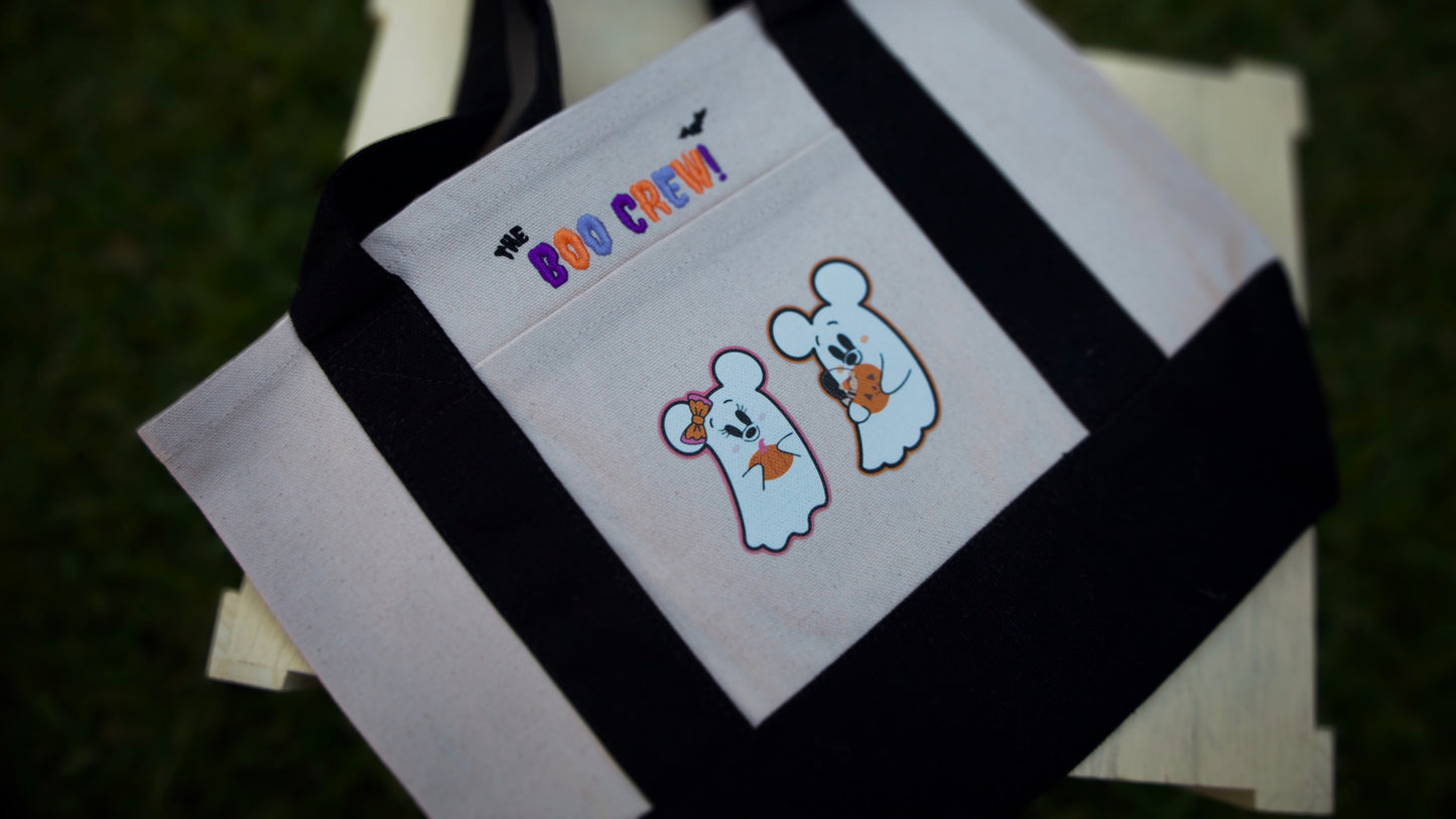 Minnie & Mickey Ghost Tote Bag