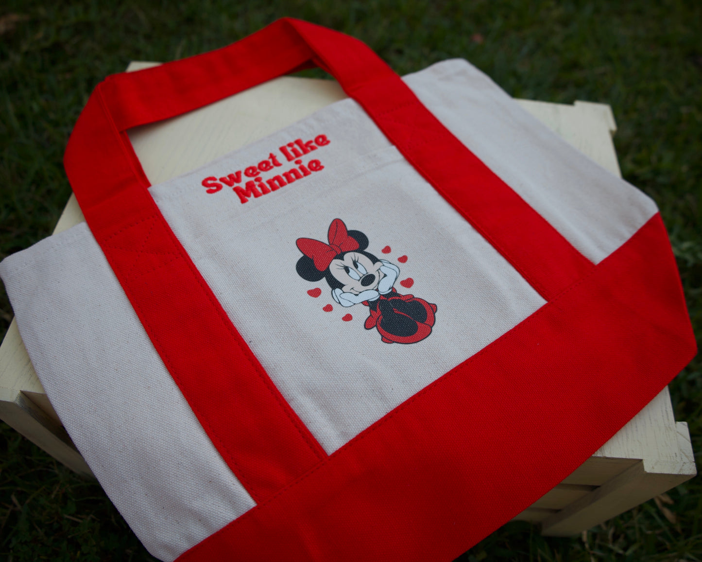 Sweet like Minnie mini tote bag
