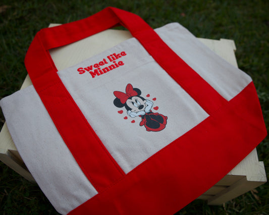 Sweet like Minnie mini tote bag