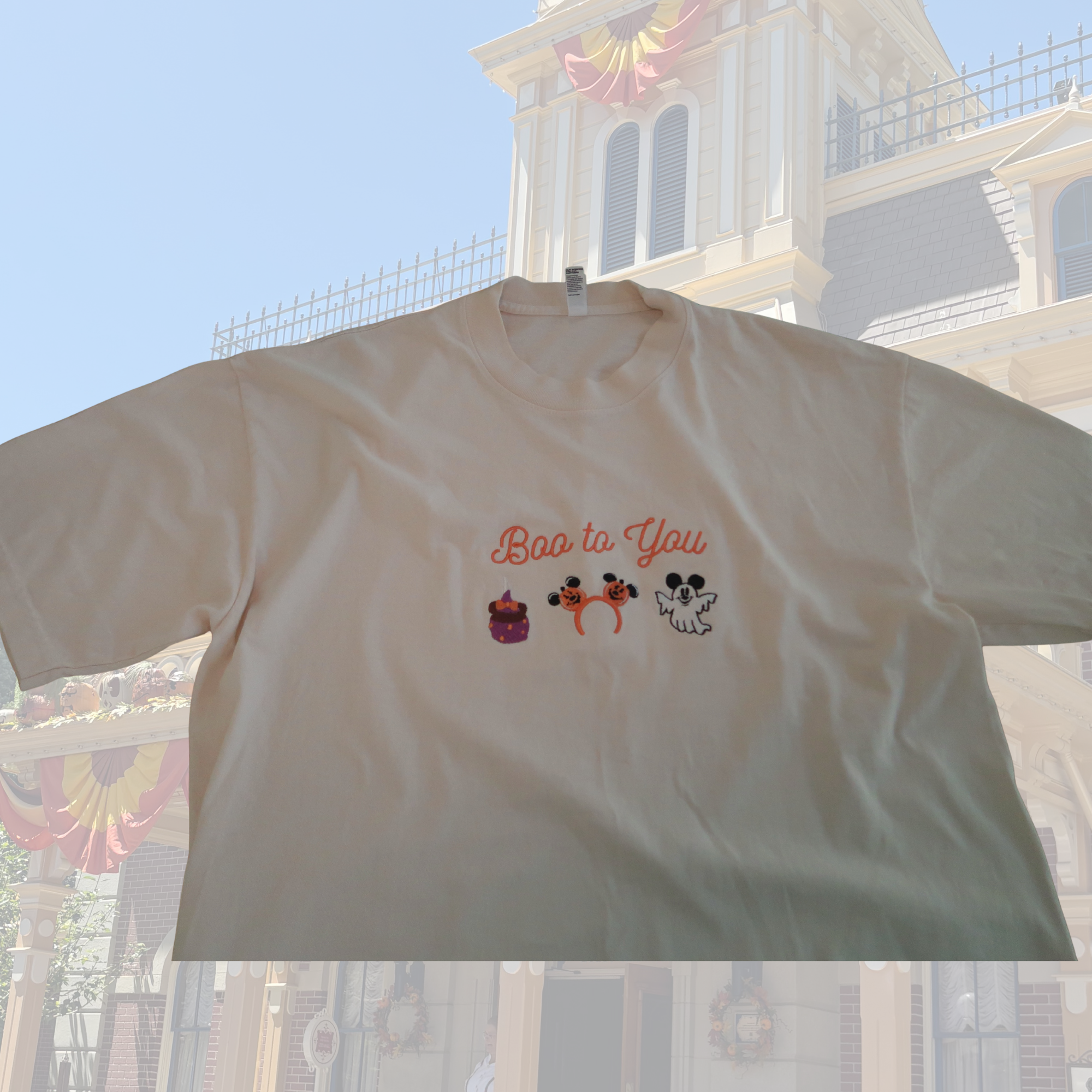 Boo to You Embroidered Unisex Tee
