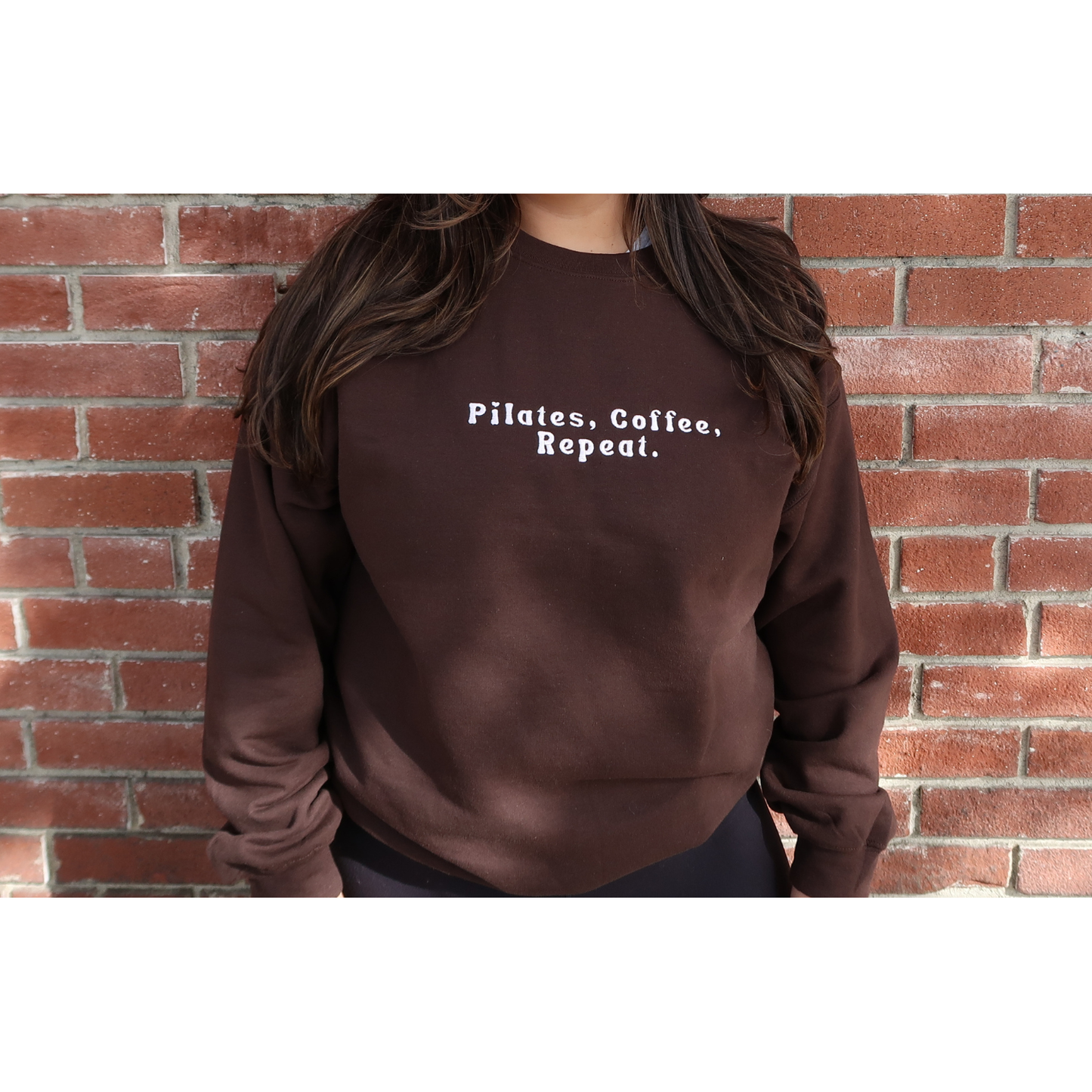 Pilates Coffee Repeat Crewneck